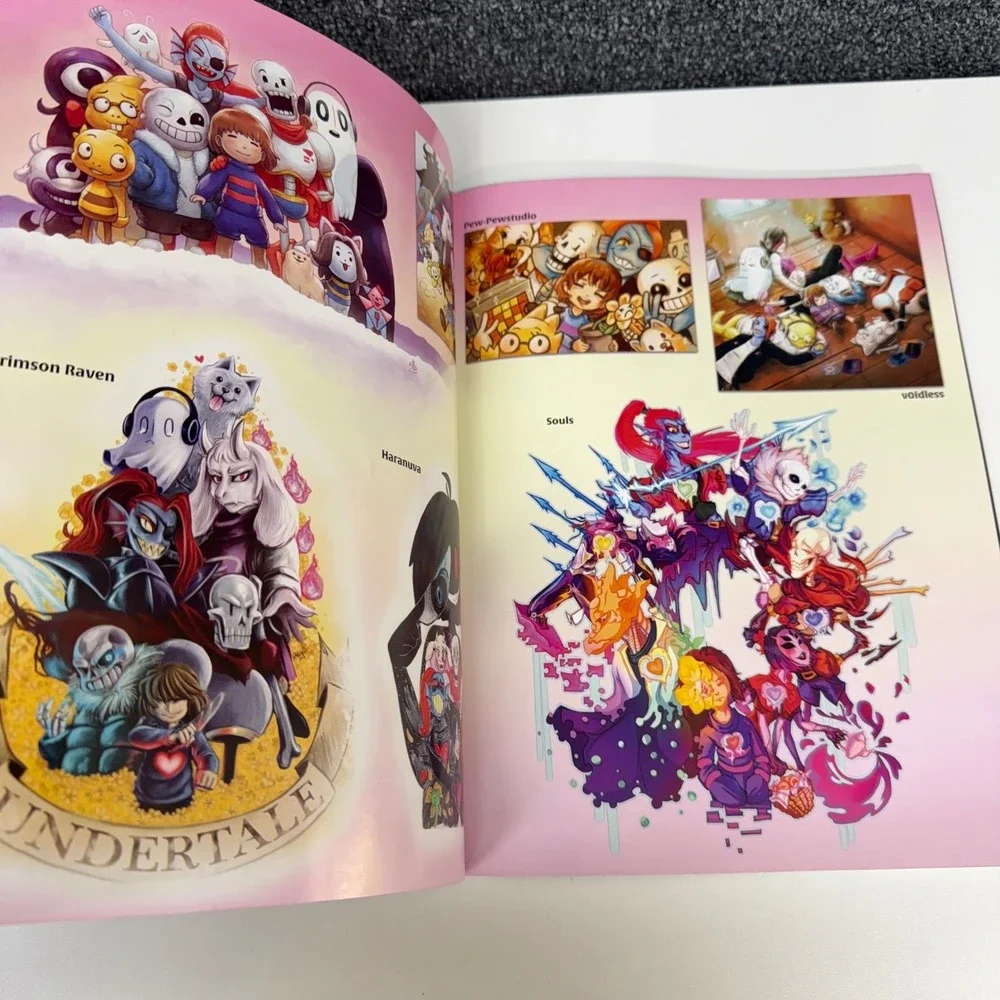 Gamers for Good Presents Undertale Fan Art Book Charity Kickstarter 1st Edition